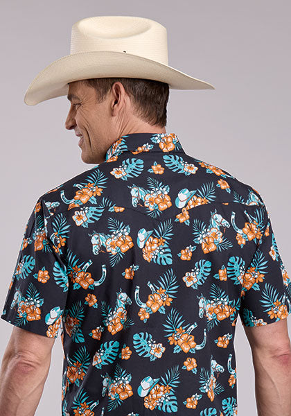 Roper Men's SS Shirt 3264329BL