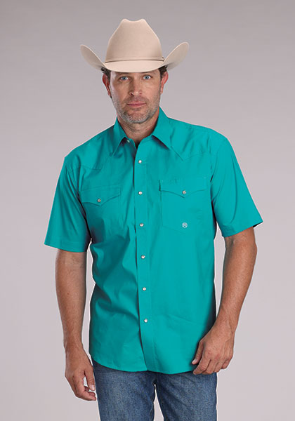 Roper Men's SS Shirt 3022654101BU