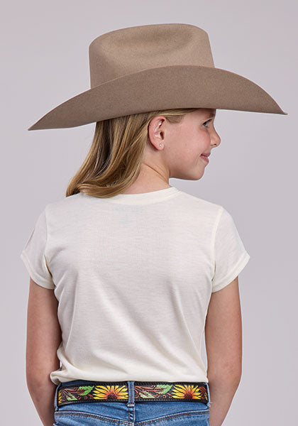 Roper Girls SS Tee 395132101WH