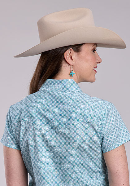 Roper Ladies SS Snap Shirt 3512252105GR