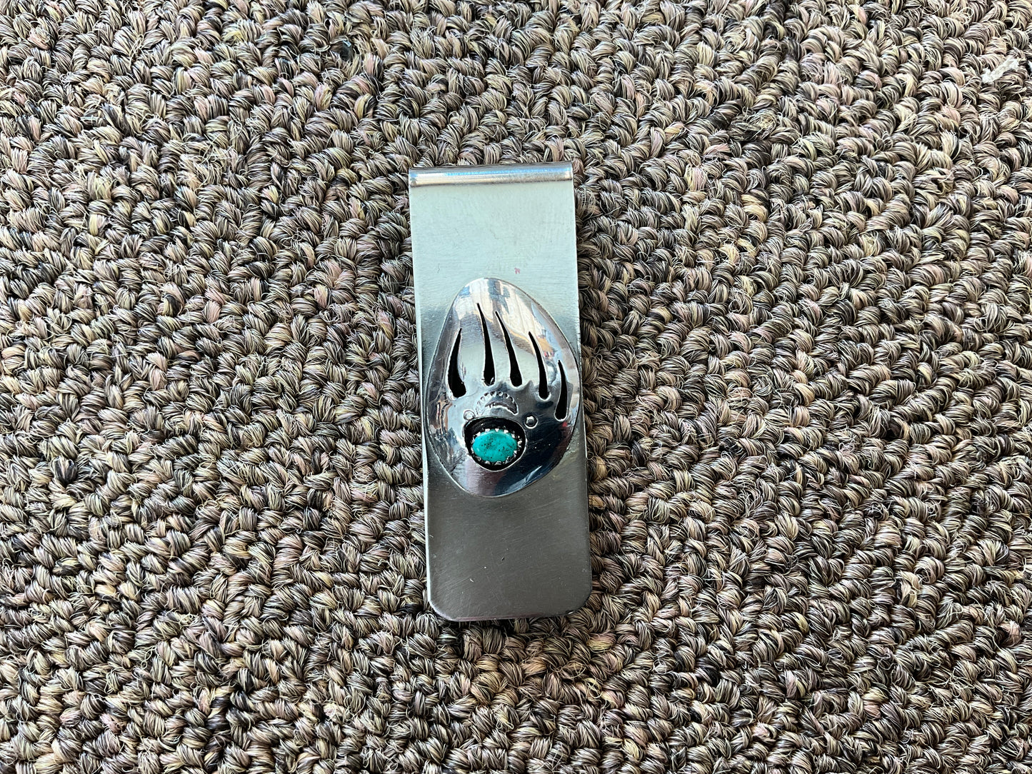 Silver Money Clip Bear Claw 052025