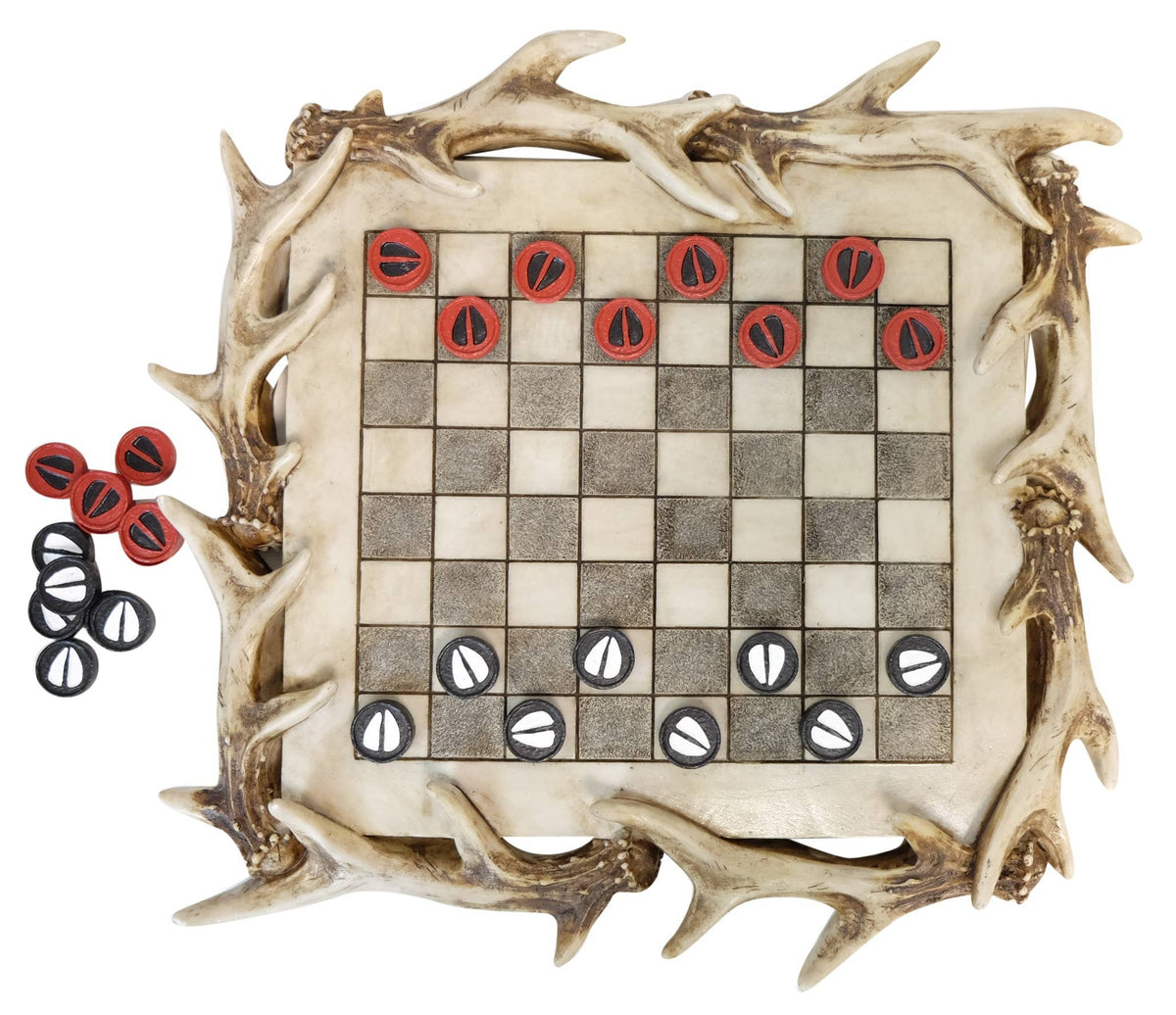 ANTLER CHECKERBOARD 13.75"X13.3"X1.5"