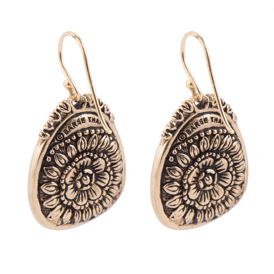 Agave Genuine Turquoise Earrings 04T01B