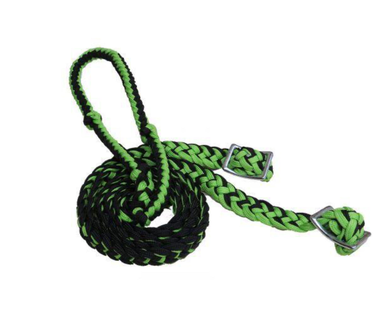 Braided Nylon Barrel Reins with Easy Grip Knots 27109