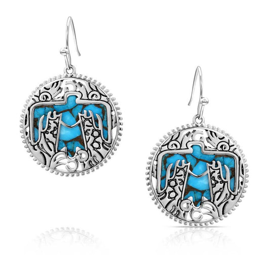 Montana Silversmith Strength of the Thunderbird Earrings ER6184