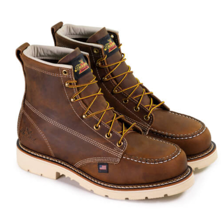 AMERICAN HERITAGE – 6″ TRAIL CRAZY HORSE SAFETY TOE – MOC TOE MAXWEAR 90 804-4375