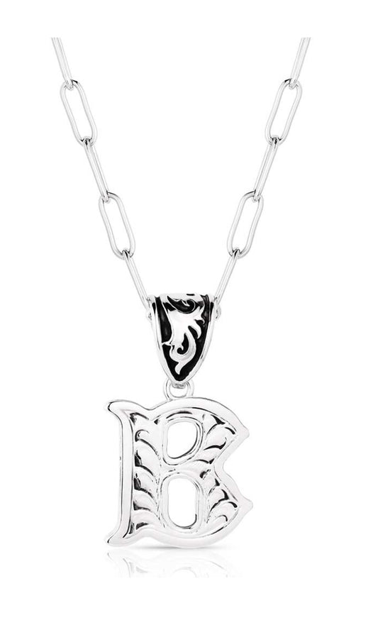Montana Silversmith Western Initial Necklace - style B NC6096-B