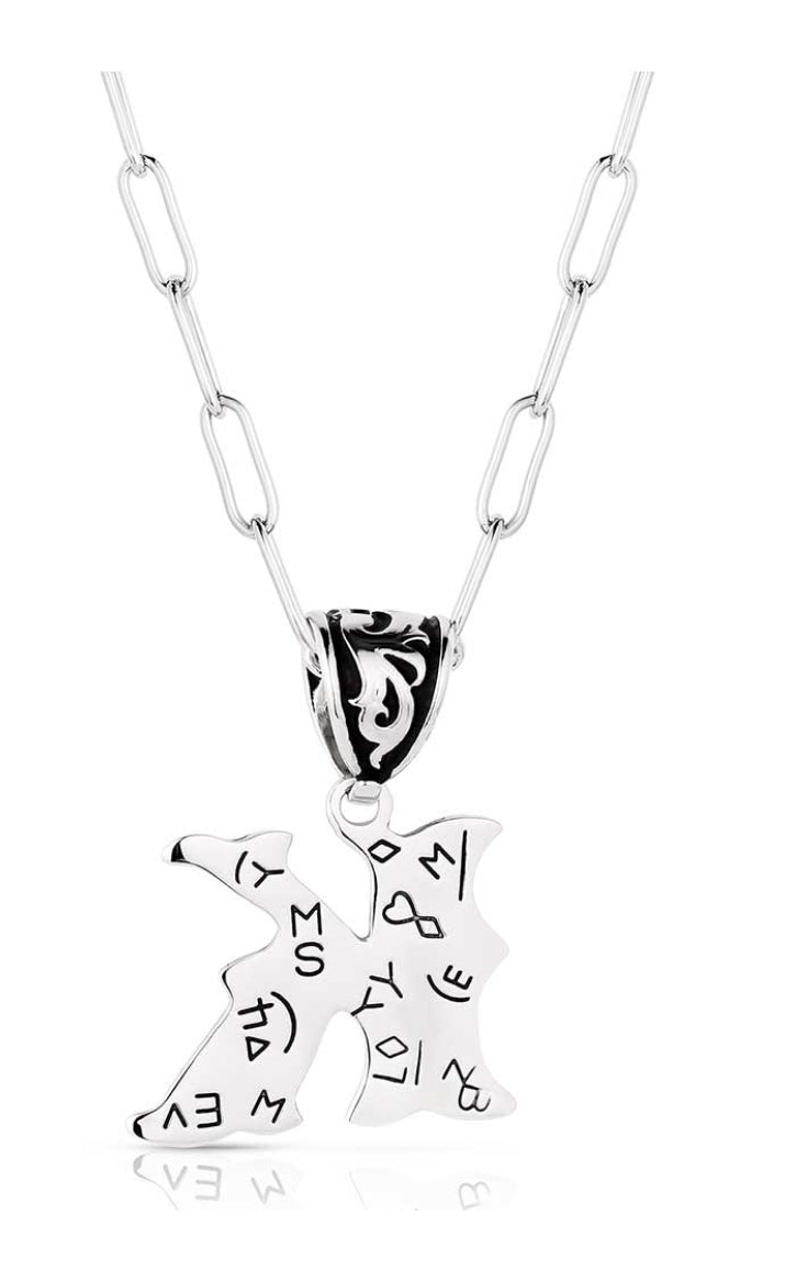 Montana Silversmith Western Initial Necklace - style K NC6096-K