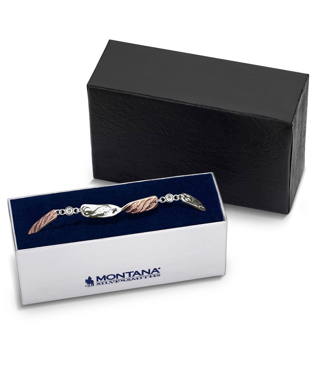 Montana Silversmiths Bracelet Flatland Twister BC6462