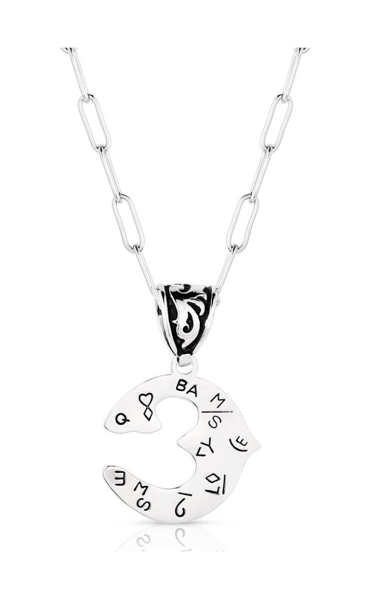 Montana Silversmith Western Initial Necklace - style C NC6096-C