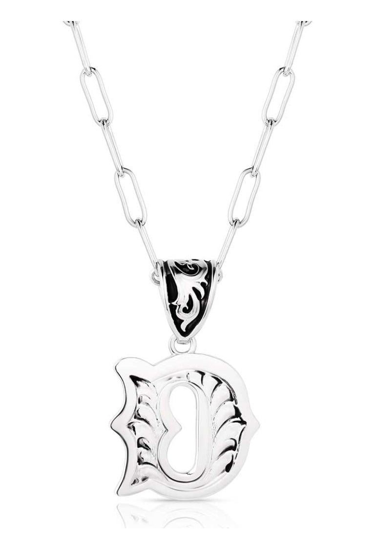 Montana Silversmith Western Initial Necklace - style D NC6096-D