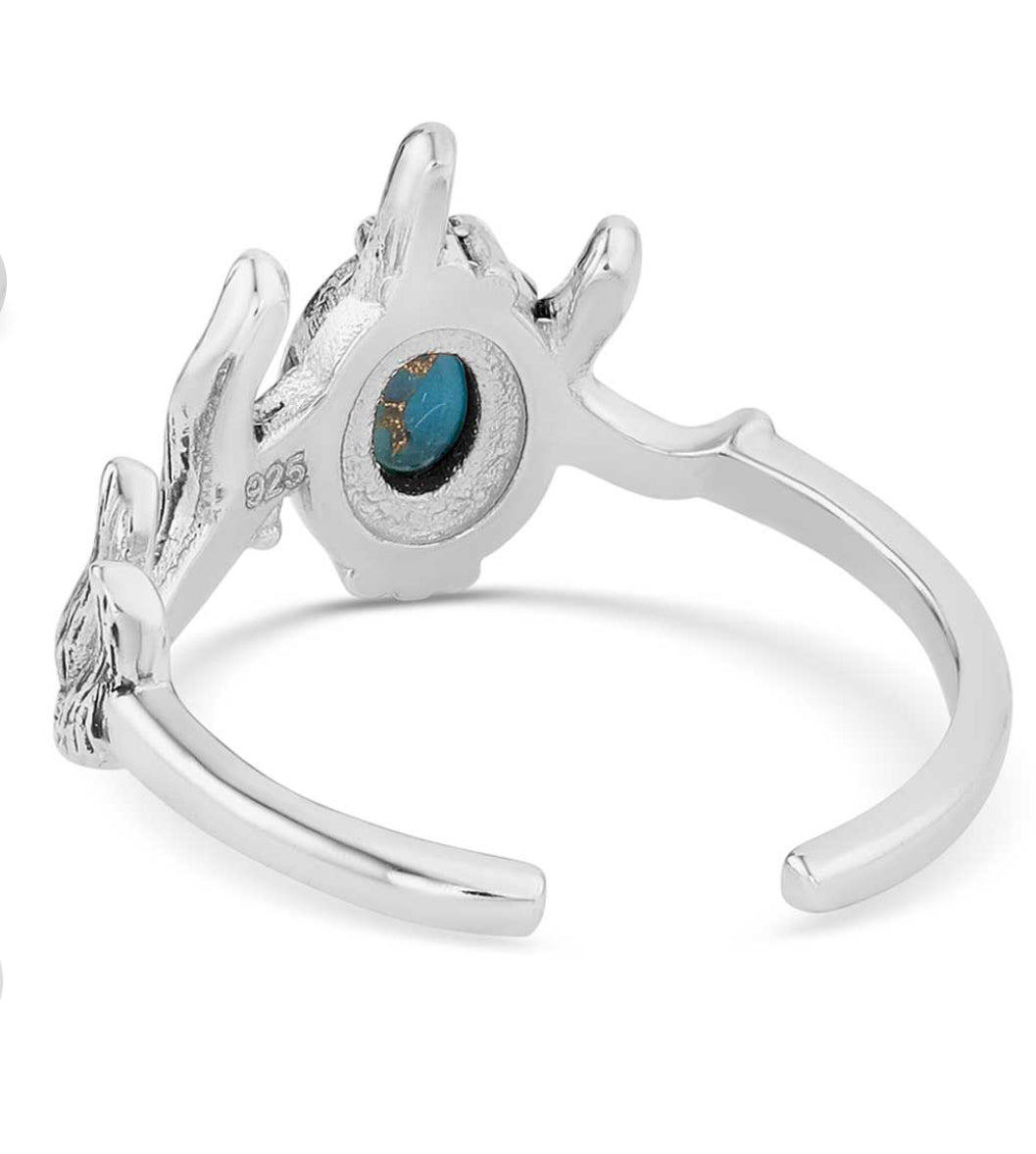 Montana Silversmiths Turquoise Haven Open Ring KTRG5994