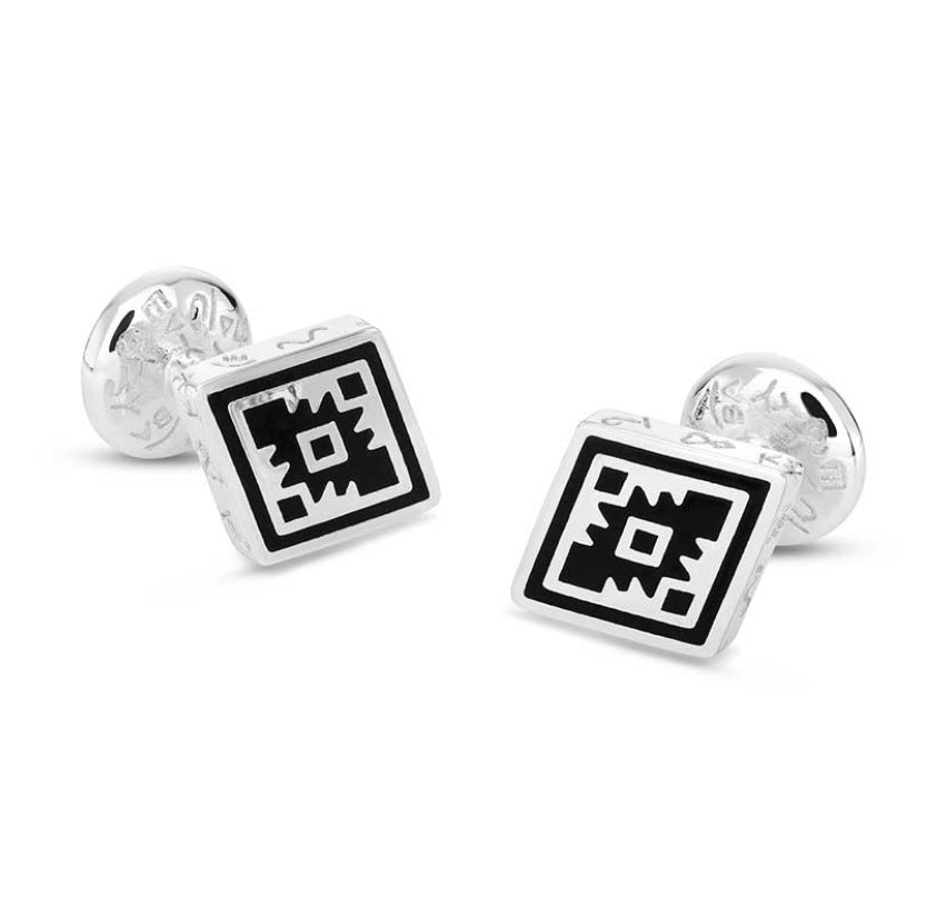 Montana Silversmith Southwest Engraved Cuff Links CL6236
