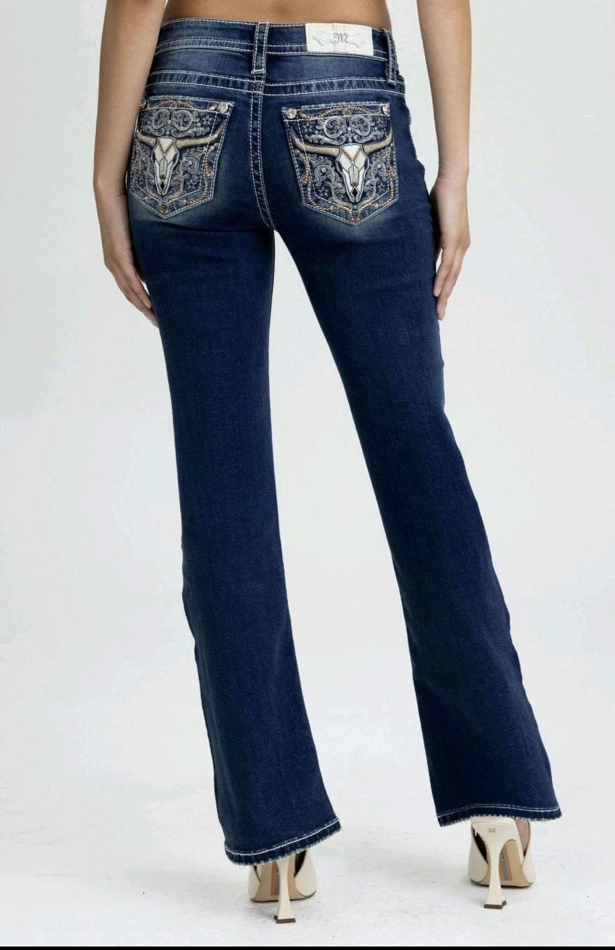 Miss Me Longhorn Bootcut M9610BV