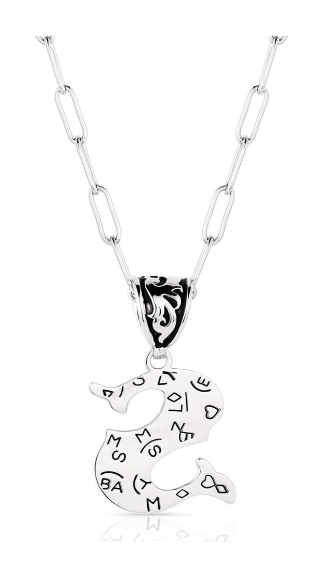 Montana Silversmith Western Initial Necklace - style S NC6096-S