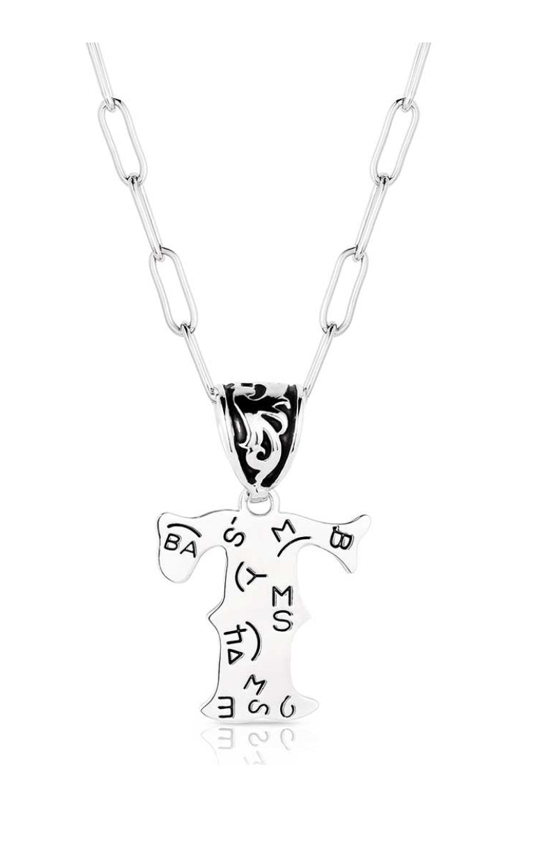 Montana Silversmith Western Initial Necklace - style T NC6096-T
