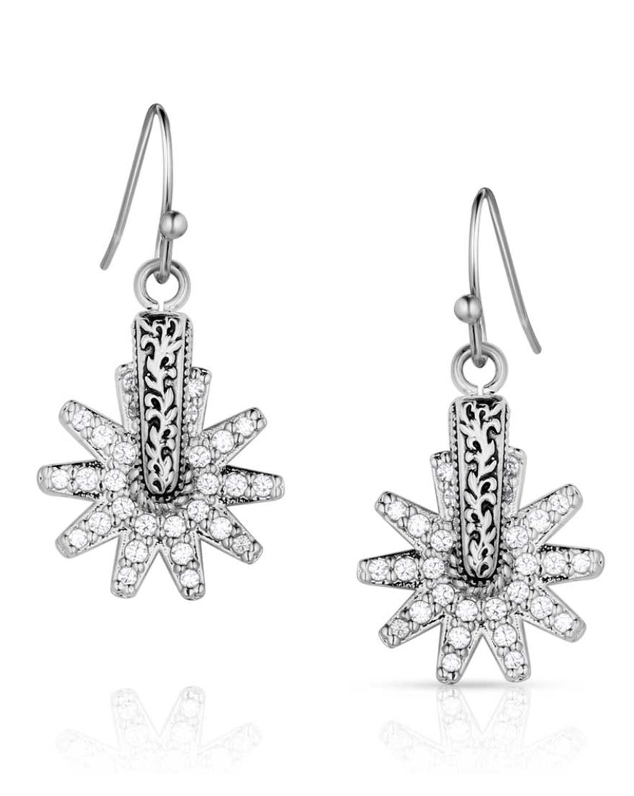Montana Silversmiths Enjoy the Ride Earrings QER6084
