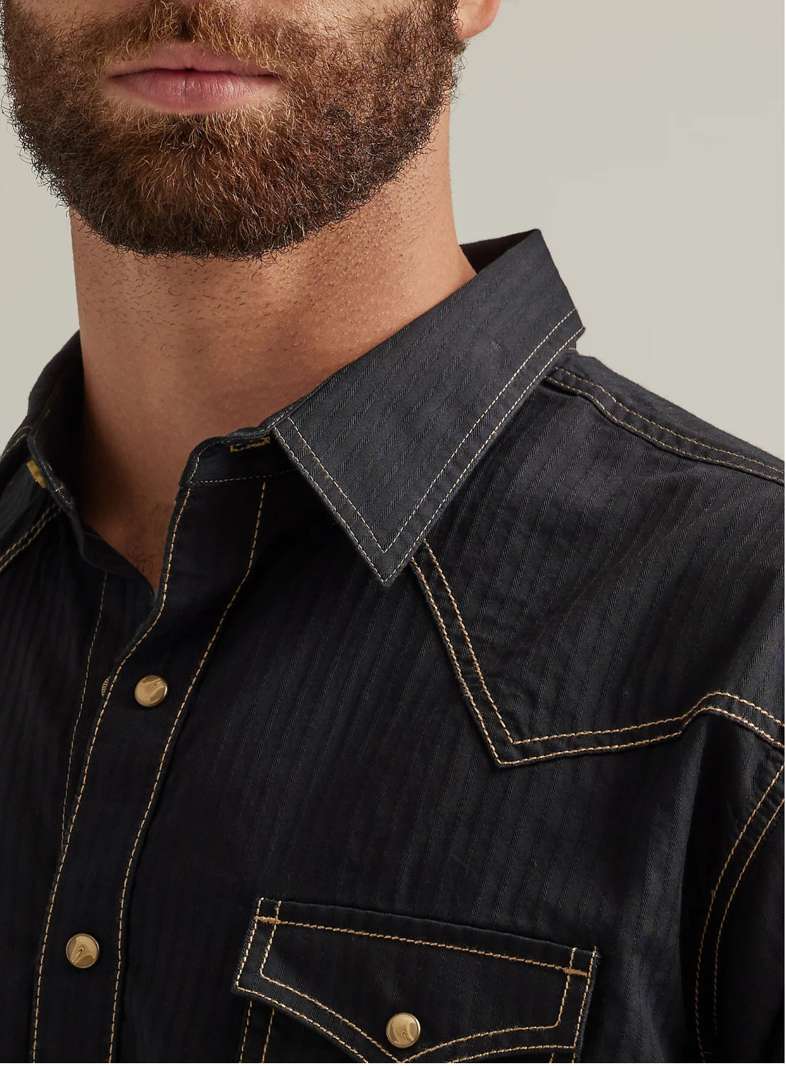Wrangler Men’s Shirt Retro Black 10MVR532x