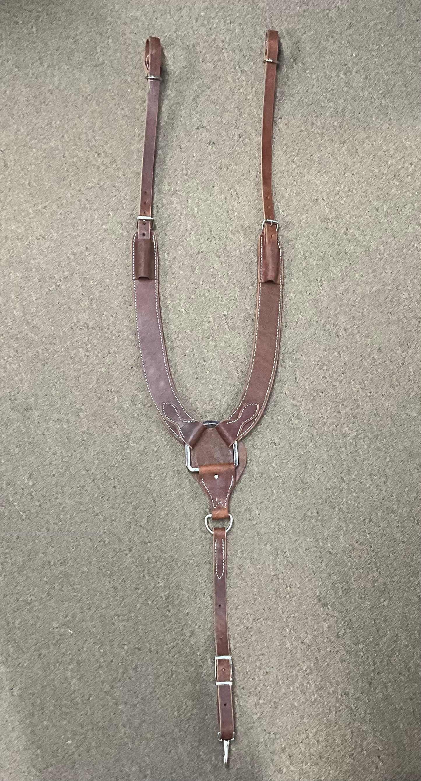 Breast Collar Heavy Duty Leather BC6641
