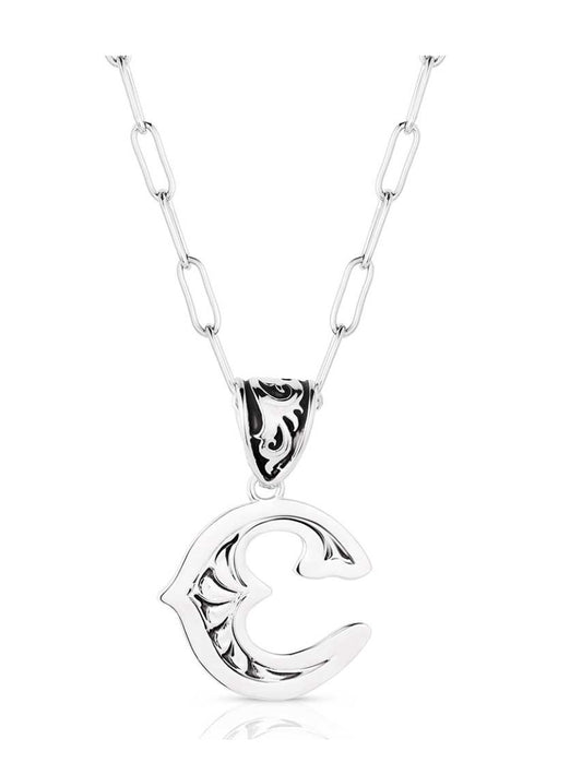 Montana Silversmith Western Initial Necklace - style C NC6096-C