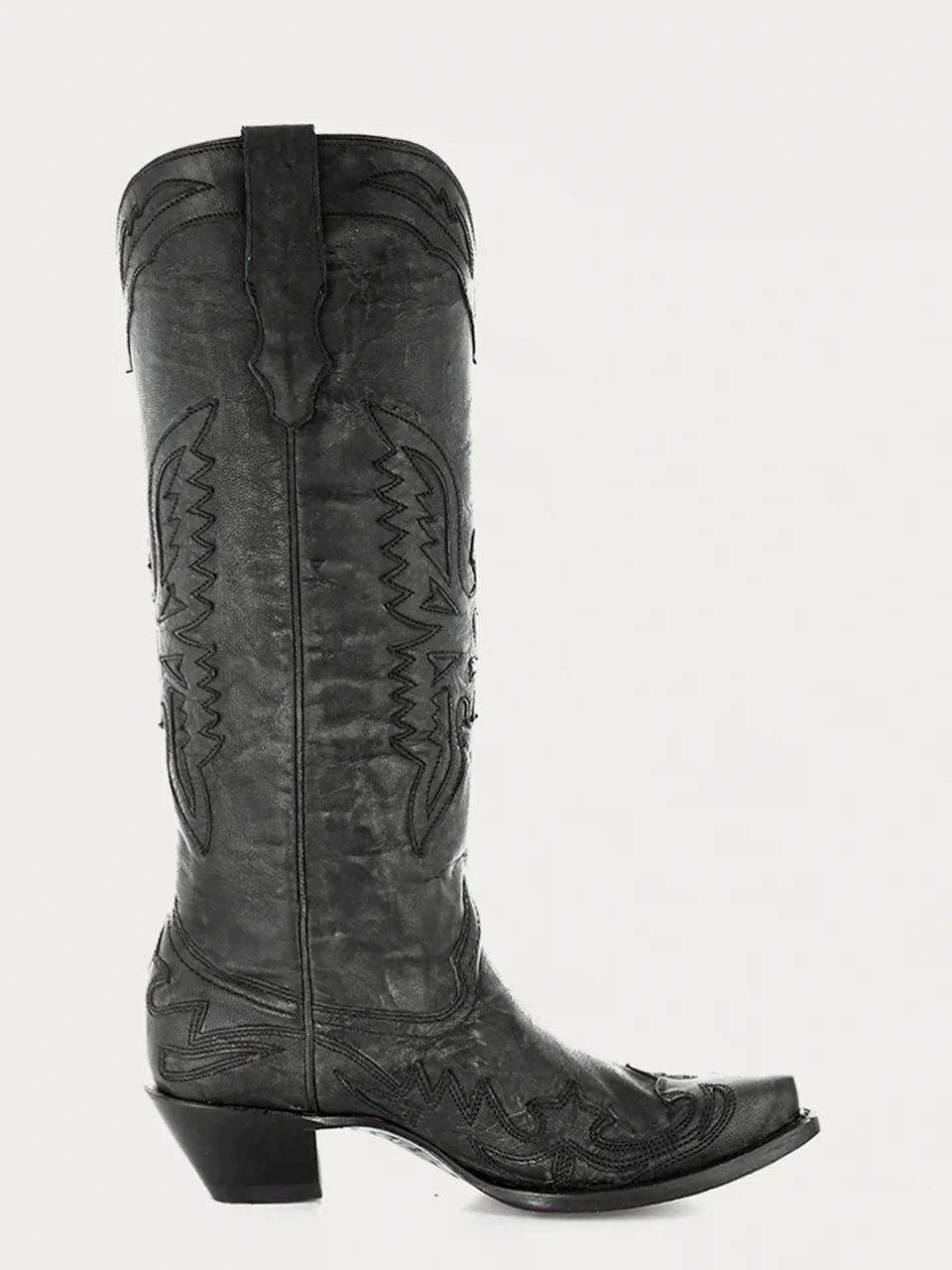Corral VINTAGE SOLID BLACK TALL EAGLE OVERLAY A4047-M