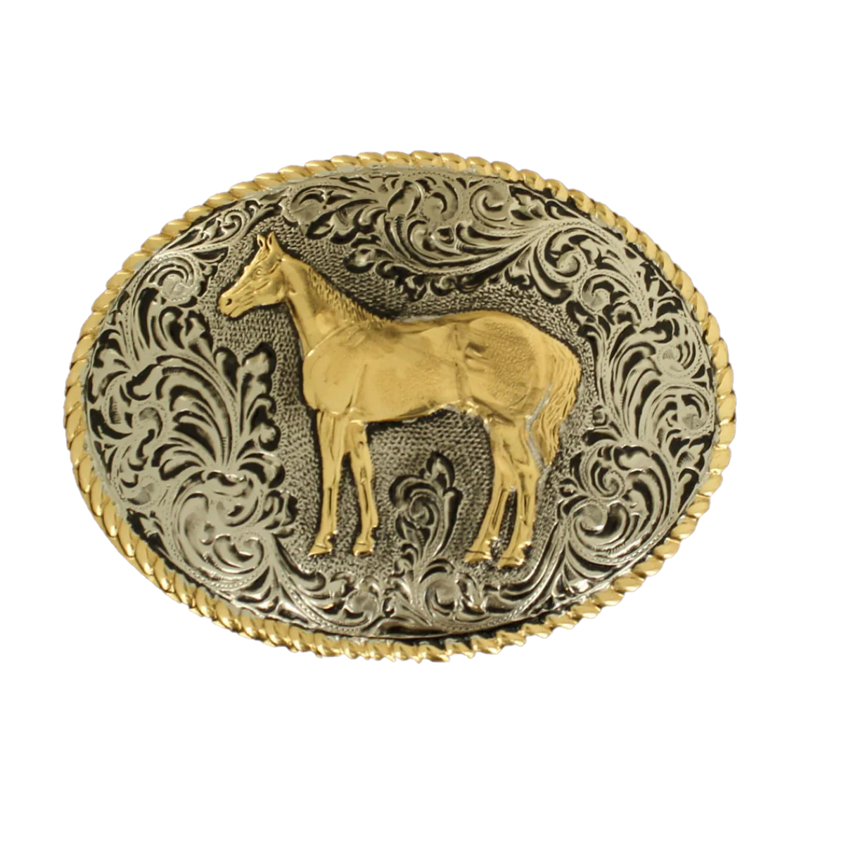 Nocona Mens Quarter Horse Belt Buckle 37404