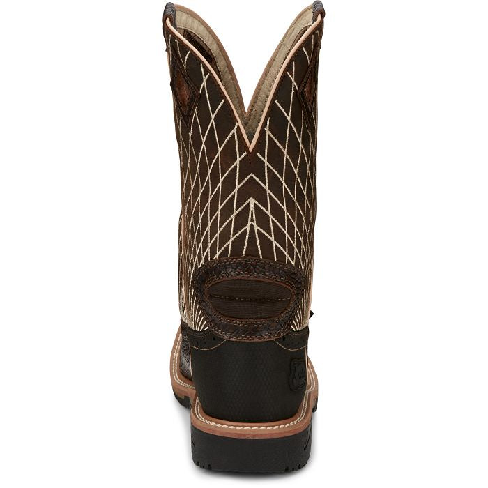 JUSTIN BOOTS WORK CROCK PRINT WK4832