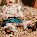 Shea Baby Running Horse Girls Onesie OSB01