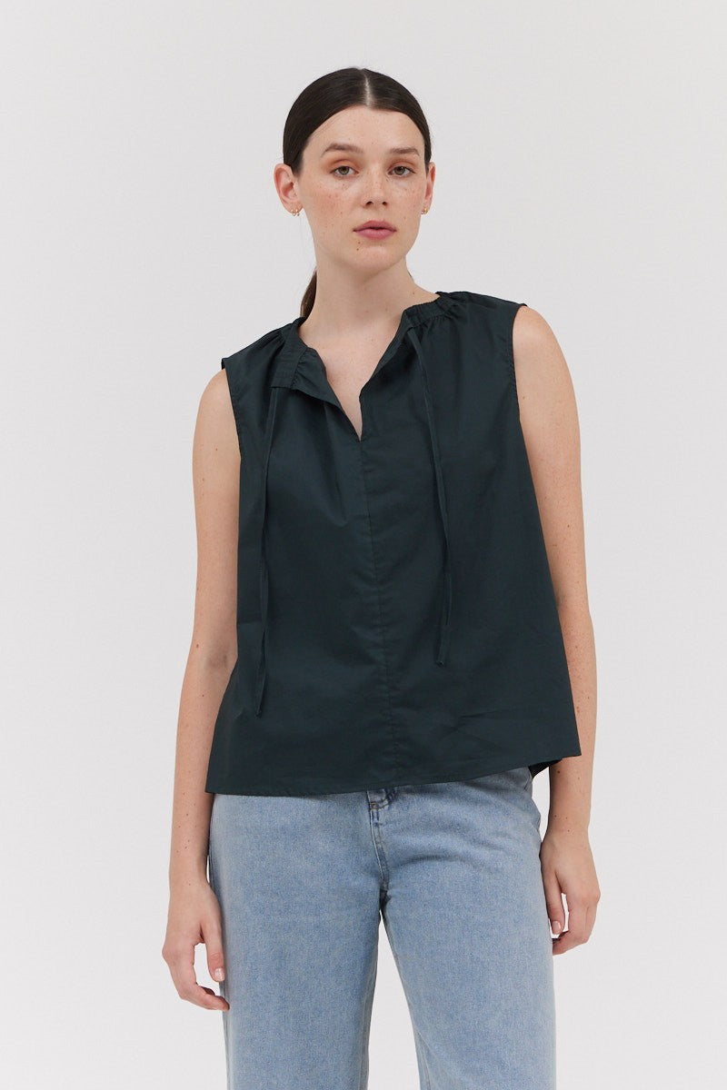 SLEEVELESS COTTON TOP 41922