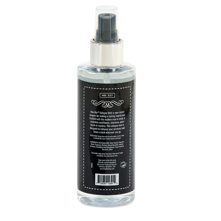 Man Bar Cologne Mist Midnight Amber MAC1439