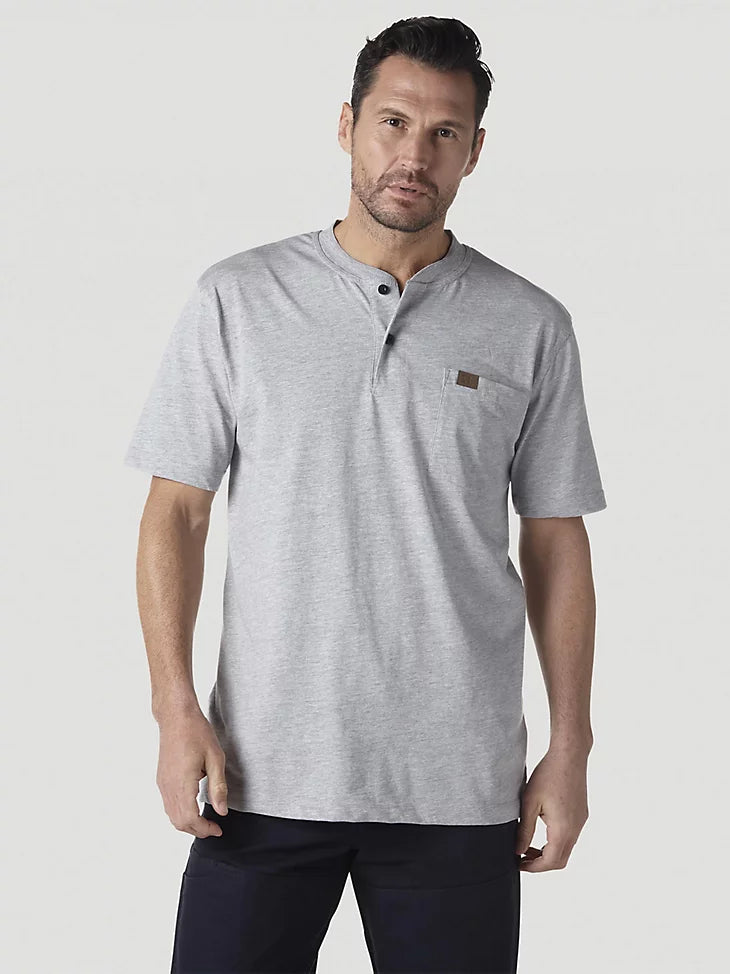 WRANGLER® RIGGS WORKWEAR® SHORT SLEEVE HENLEY 103W760AH