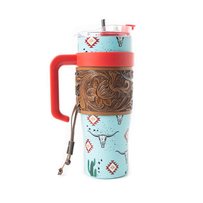 Myra Wide Wyoming Tumbler Sea Blue S-12057