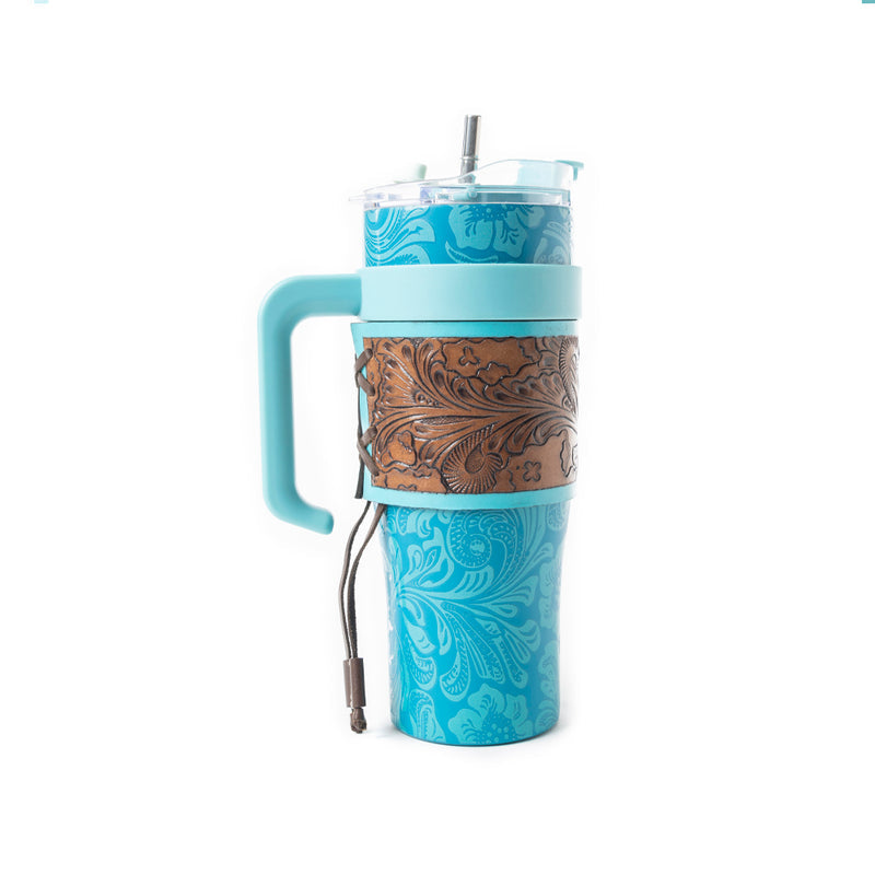 Myra Wide Wyoming Tumbler TealBlue S-12055