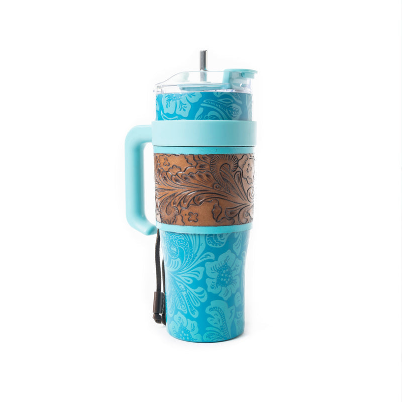Myra Wide Wyoming Tumbler TealBlue S-12055