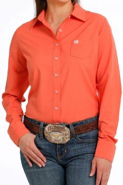 Cinch Ladies Arenaflex Coral MSW9163010COR