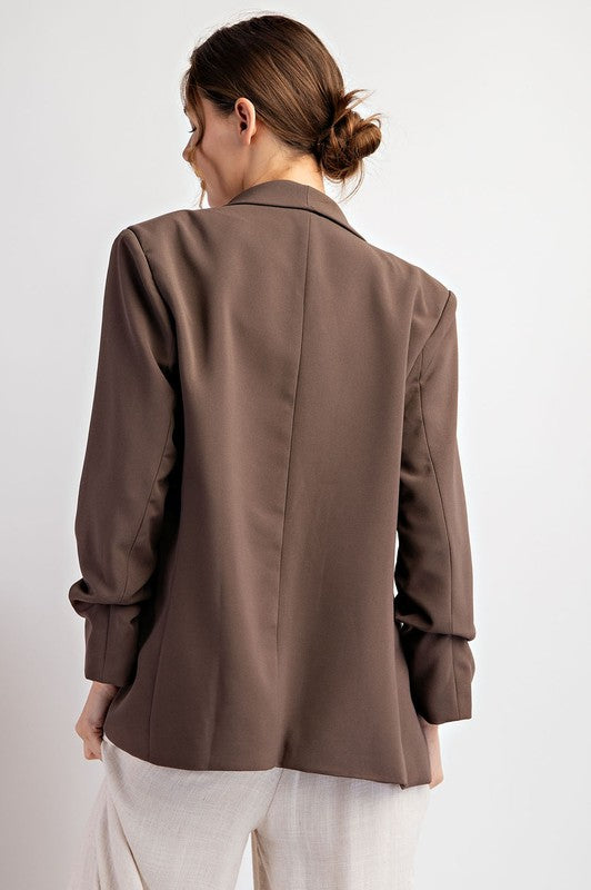SHAWL LAPEL BLAZER JJ4654