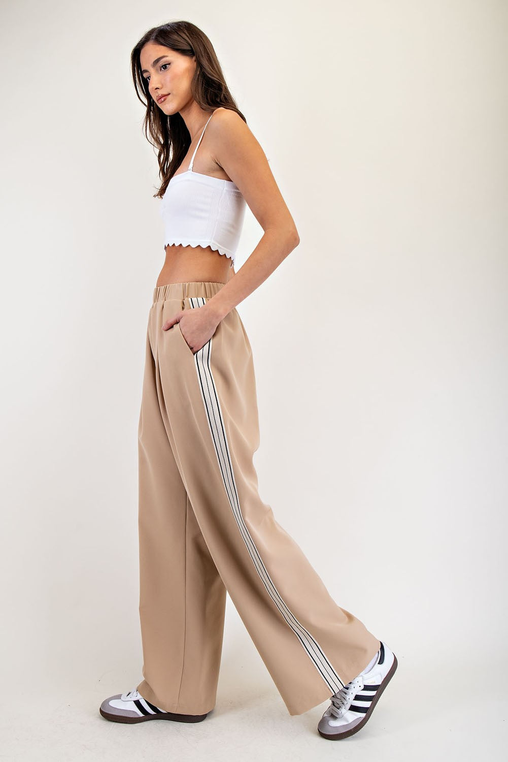 Side Track Straight Leg Pants PH12380