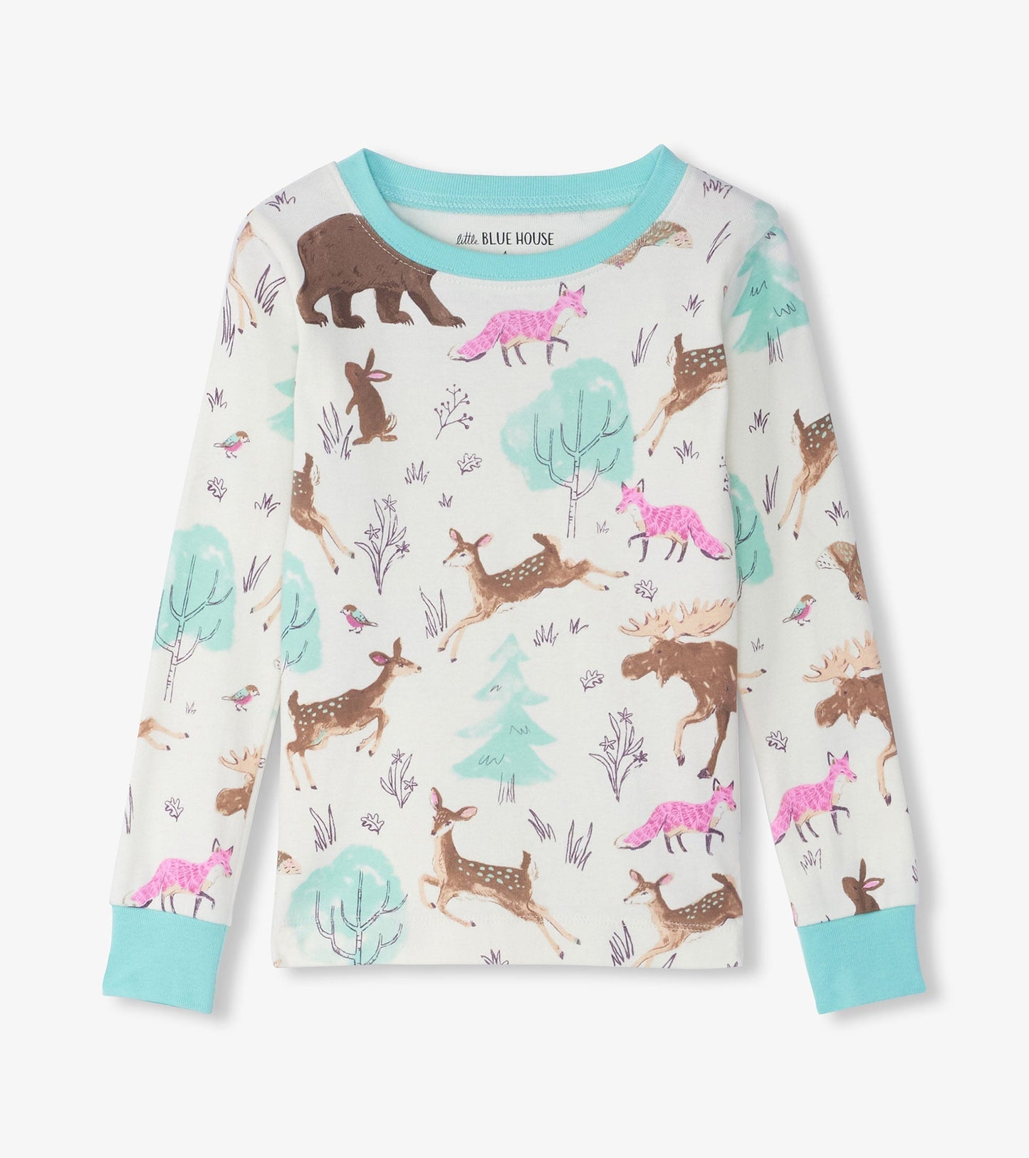 Little Blue House Girls Forest Animals PJ’s PJAFRST004