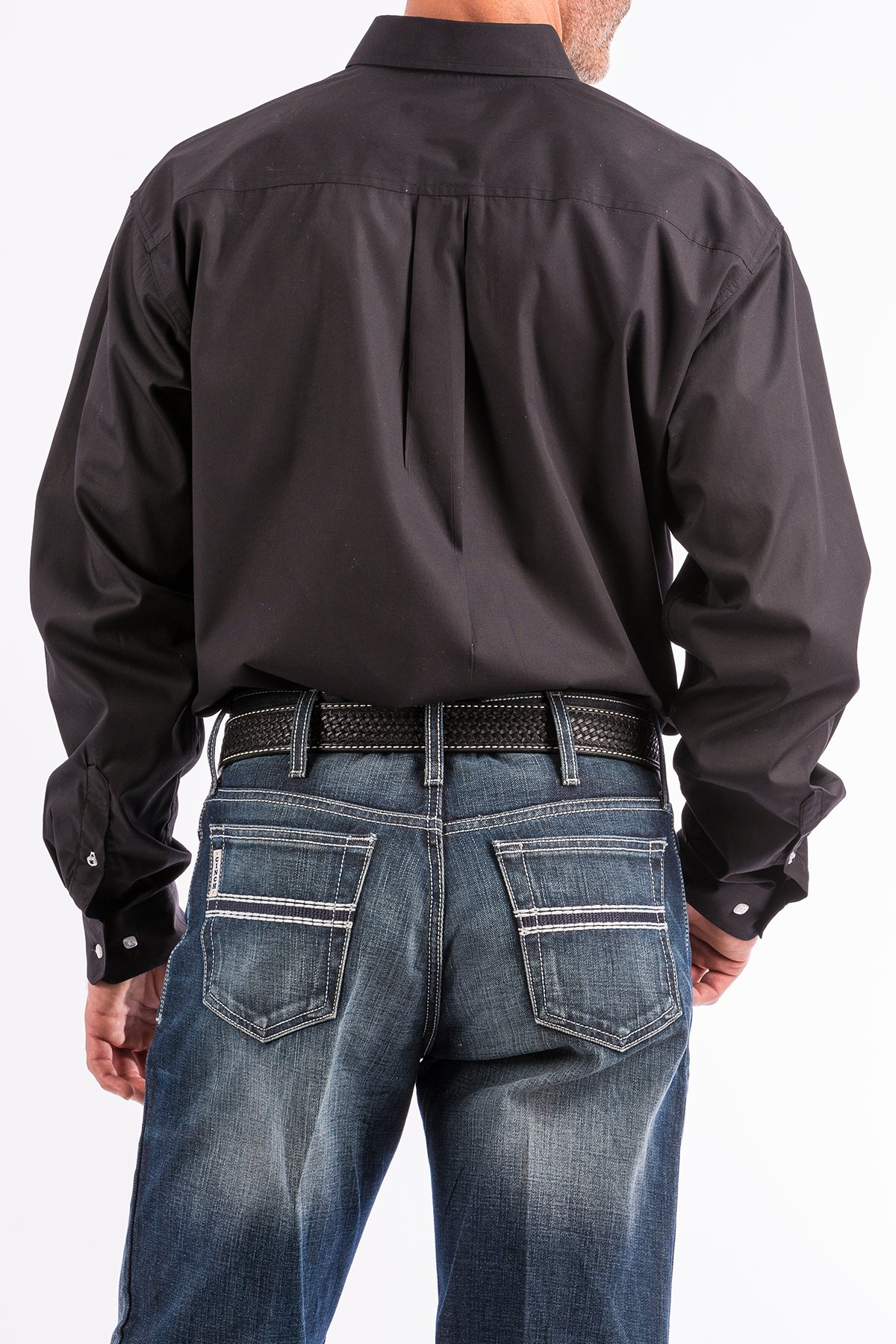 Cinch Long Sleeve Shirt Clssic MTW10320083BLK