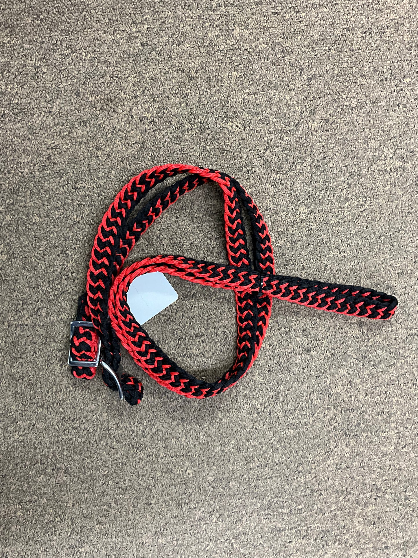 Flat Braided Nylon Barrel Reins RR995