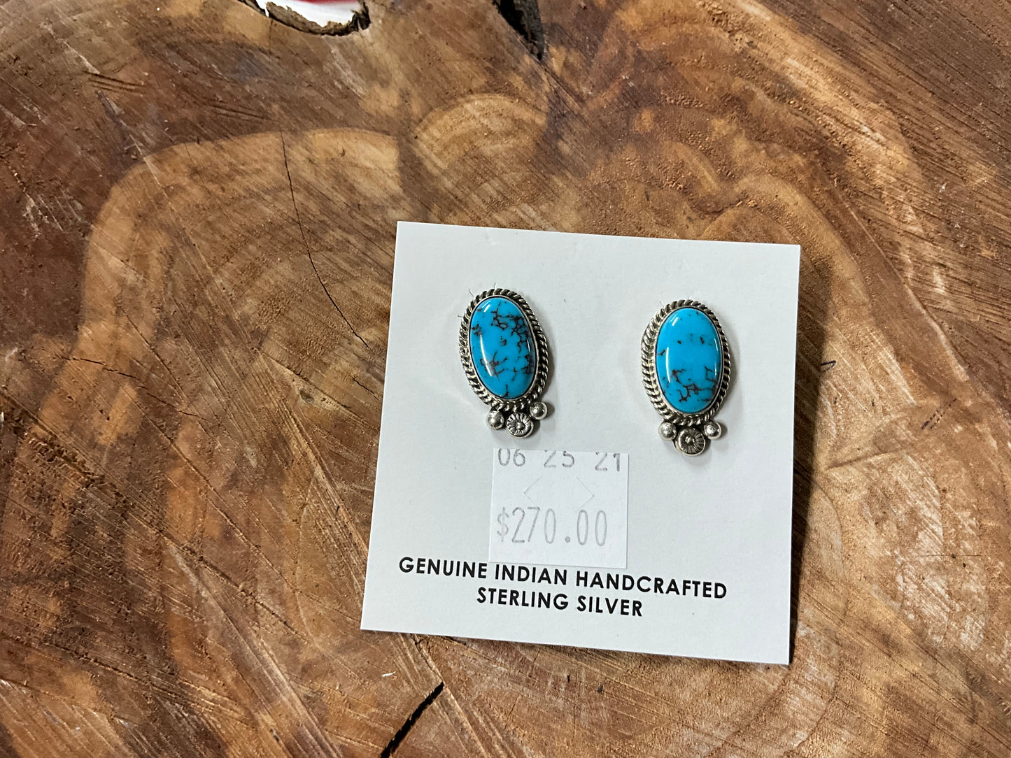 Earring  Turquoise Post FJE270