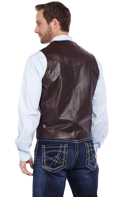 CRIPPLE CREEK MEN'S BUTTON FRONT LAMB VEST ML305921