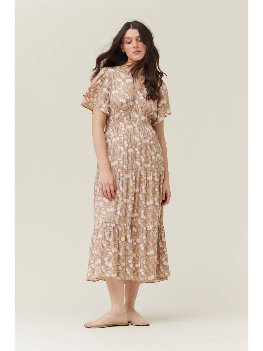 Lavender Fog Midi Dress 60989KA