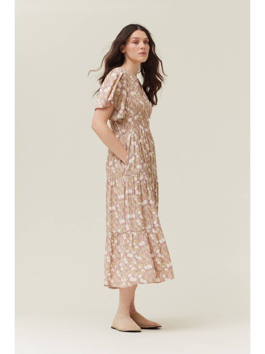 Lavender Fog Midi Dress 60989KA
