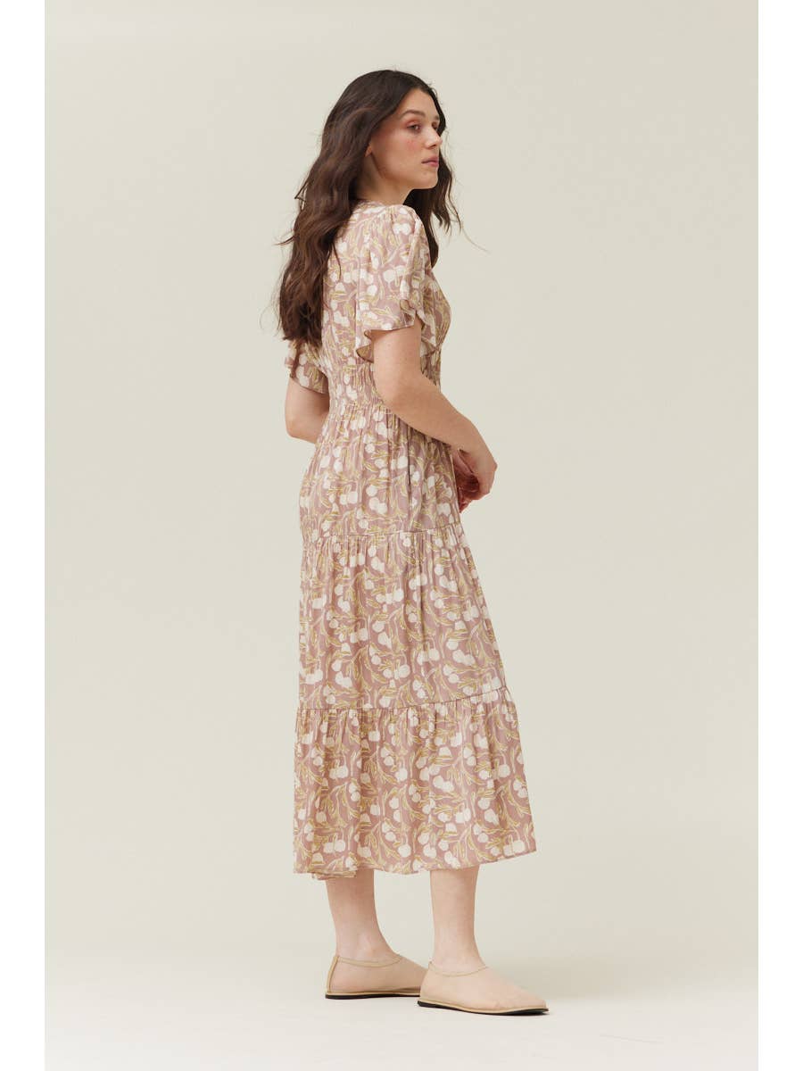 Lavender Fog Midi Dress 60989KA