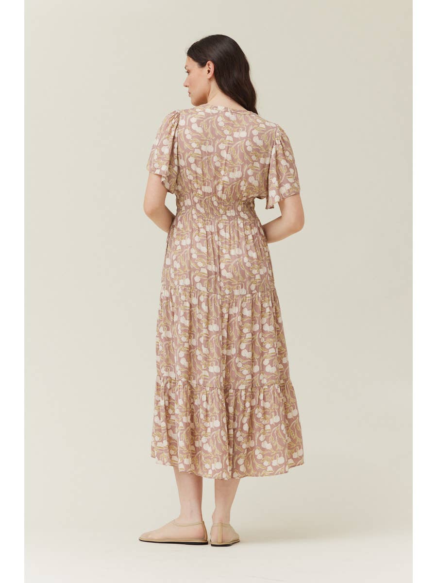 Lavender Fog Midi Dress 60989KA