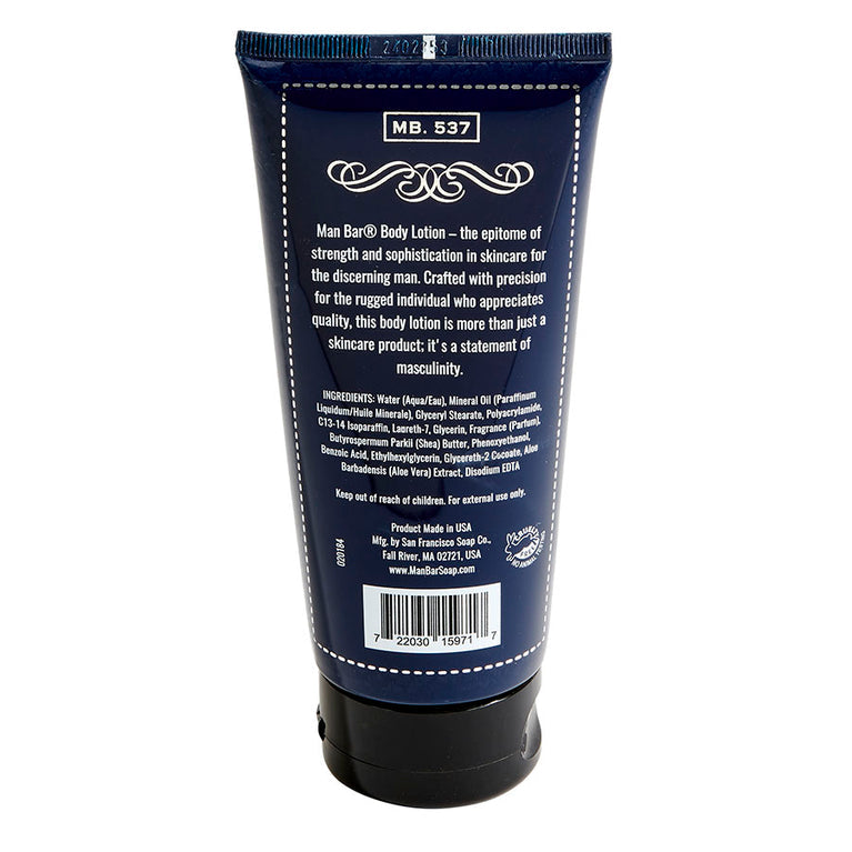 Man Bar Body Lotion Silver Sage & Bergamot MBB1597
