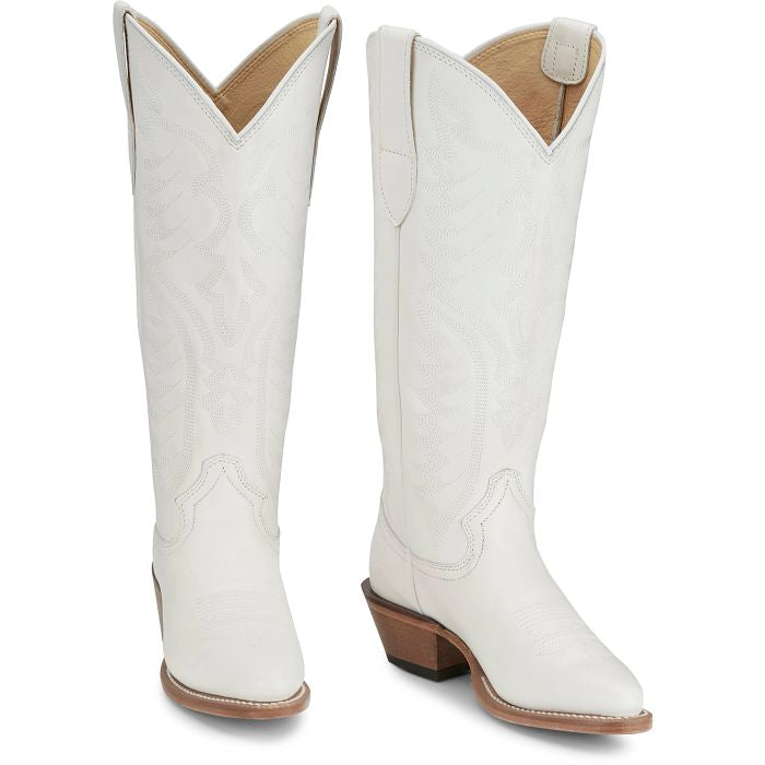 Justin Ladies Boot Evelyn Bone Cowhide VN4404