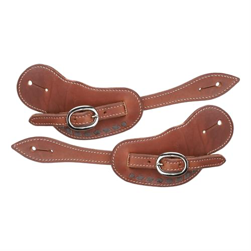 Spur Straps Plain with Buckstich SSBS25