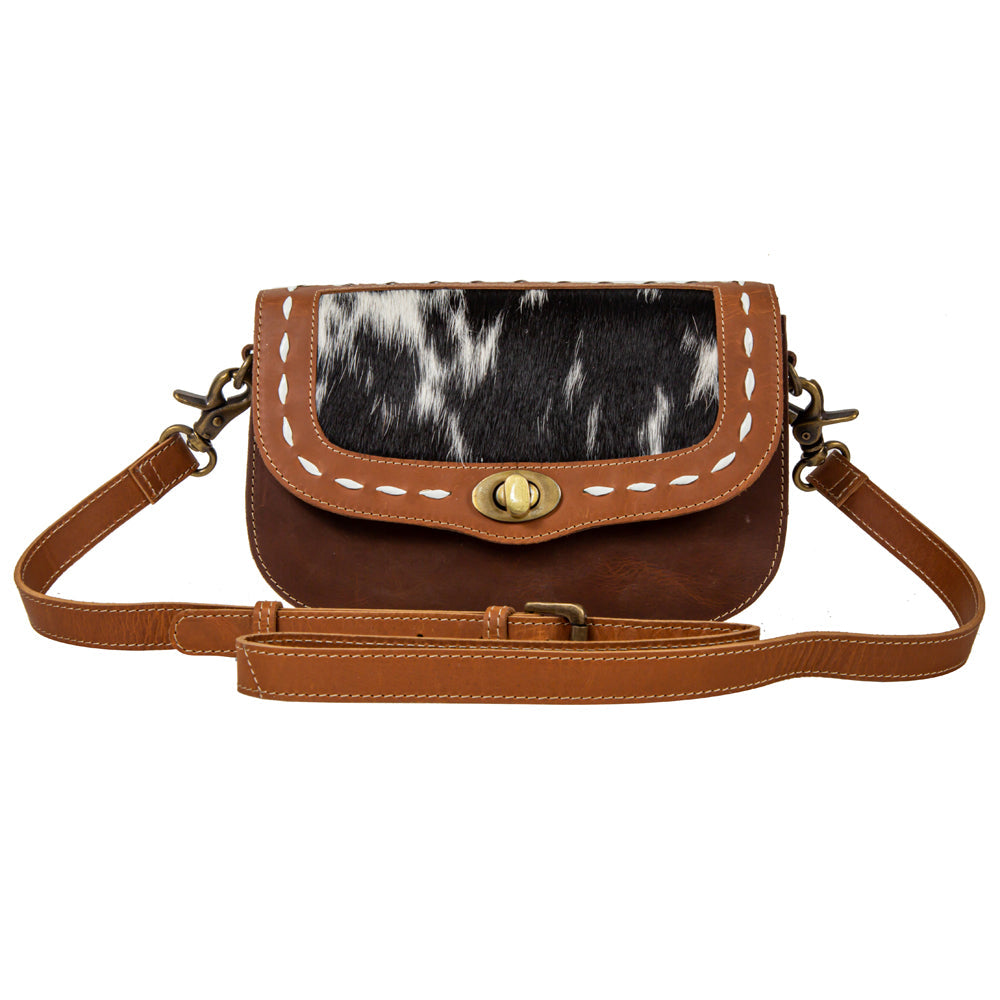 Myra Oxbow Falls Leather Hairon Bag S-8108